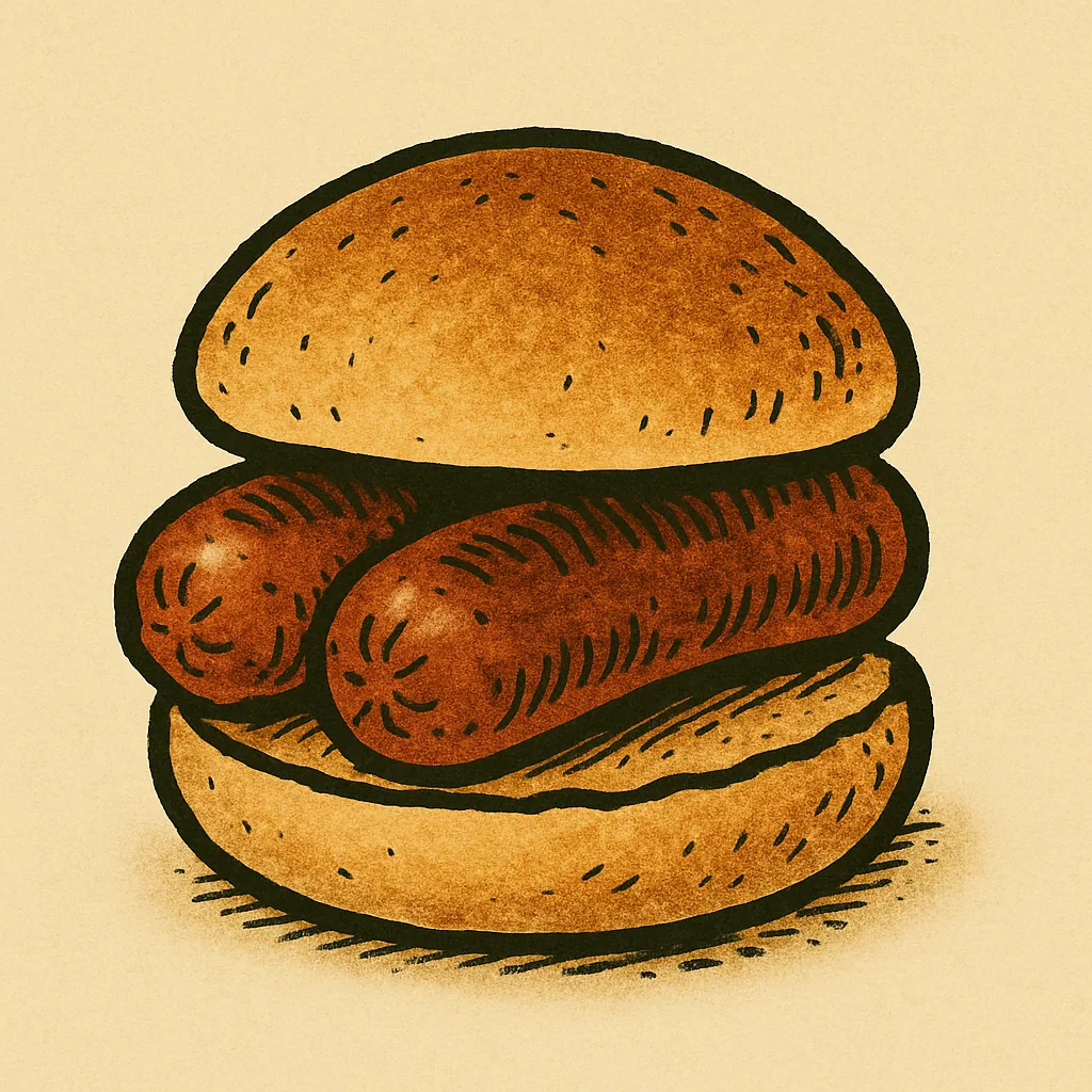 Sausage or Bacon Bap